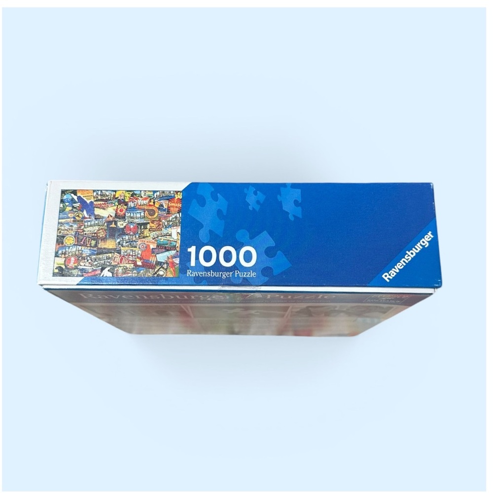 Ravensburger Road Trip USA 1000-Piece Puzzle Multicolor Vintage Travel Collage - Picture 4 of 5